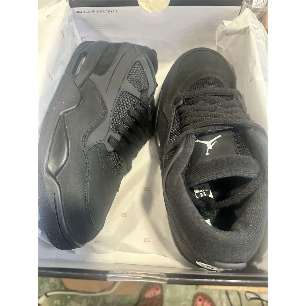 Nike Air Jordan 4 RM Black/White FQ7939-004 Men's Size 8.5 (New)